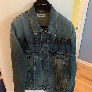 Balenciaga Dark Jean Jacket